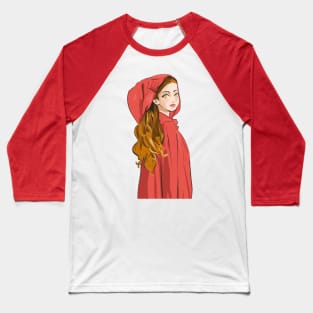 Little Red hiding hood manga Baseball T-Shirt